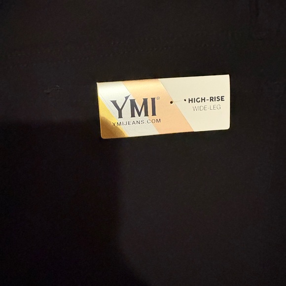 YMI Hyperstretch High rise wide-leg Black pants - Picture 3 of 3